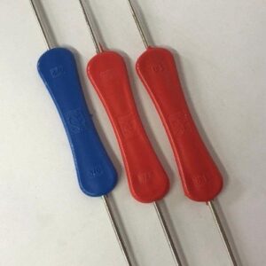 AGUJA CROCHET DOBLE SERVICIO MANGO PLÁSTICO