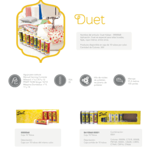 HILO PARA COSTURA DUET